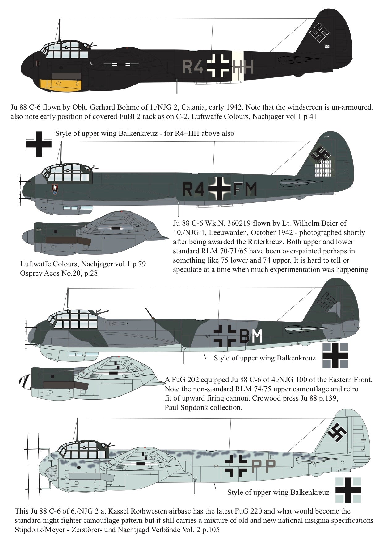 Aims AIMS48D021 1:48 Junkers Ju-88C-6 Night Fighters [Ju-88C-6b]