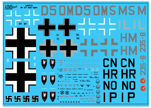 Aims AIMS48D022 1:48 Dornier Do-217N-1 Night Fighters