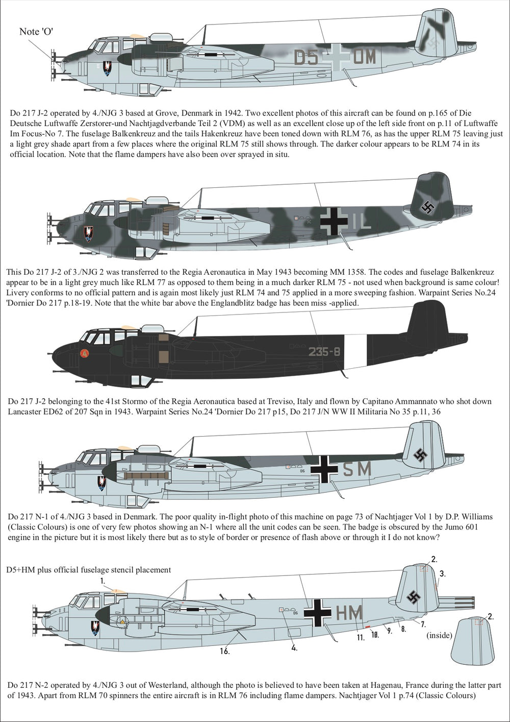 Aims AIMS48D022 1:48 Dornier Do-217N-1 Night Fighters