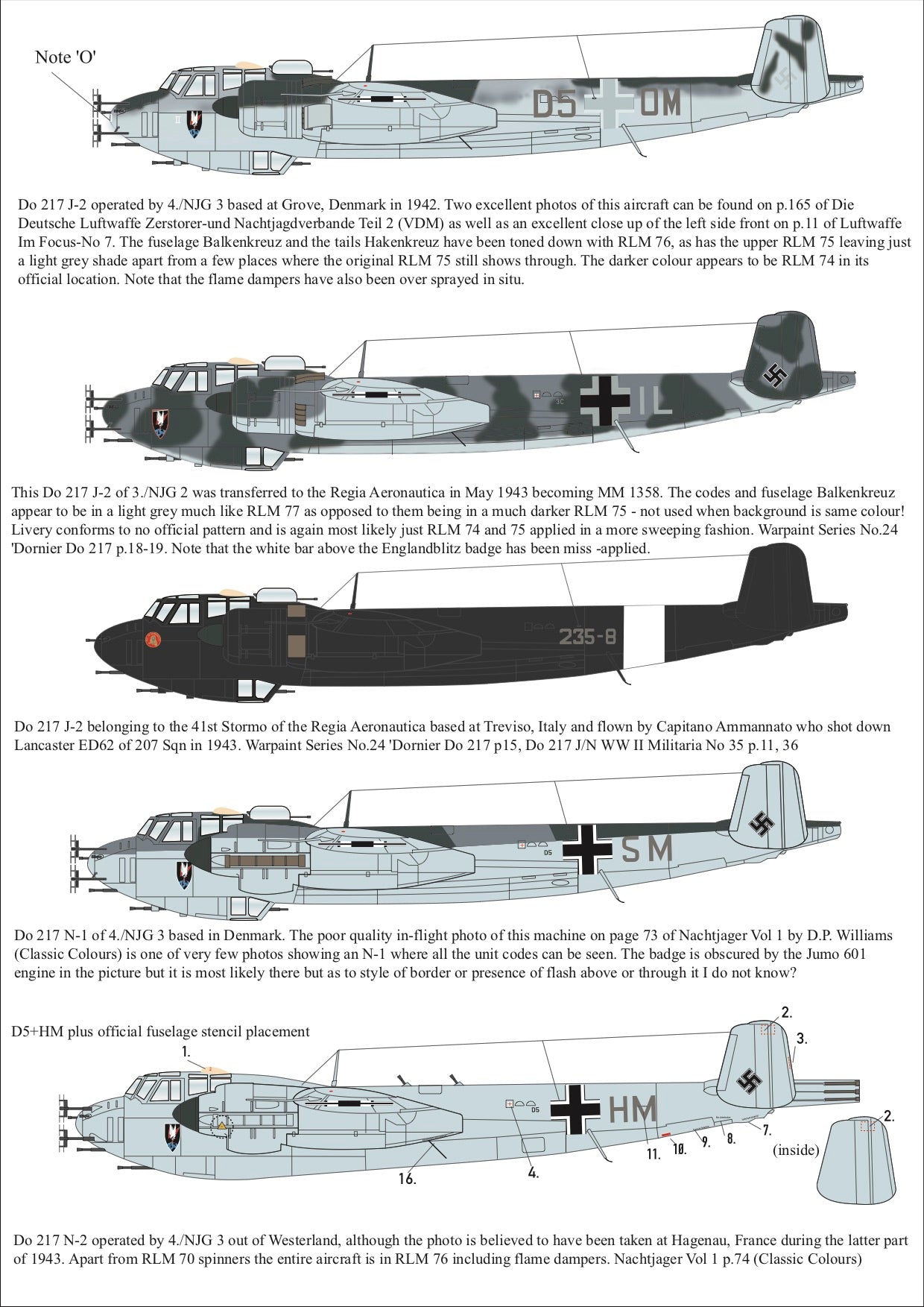 Aims AIMS48D022 1:48 Dornier Do-217N-1 Night Fighters