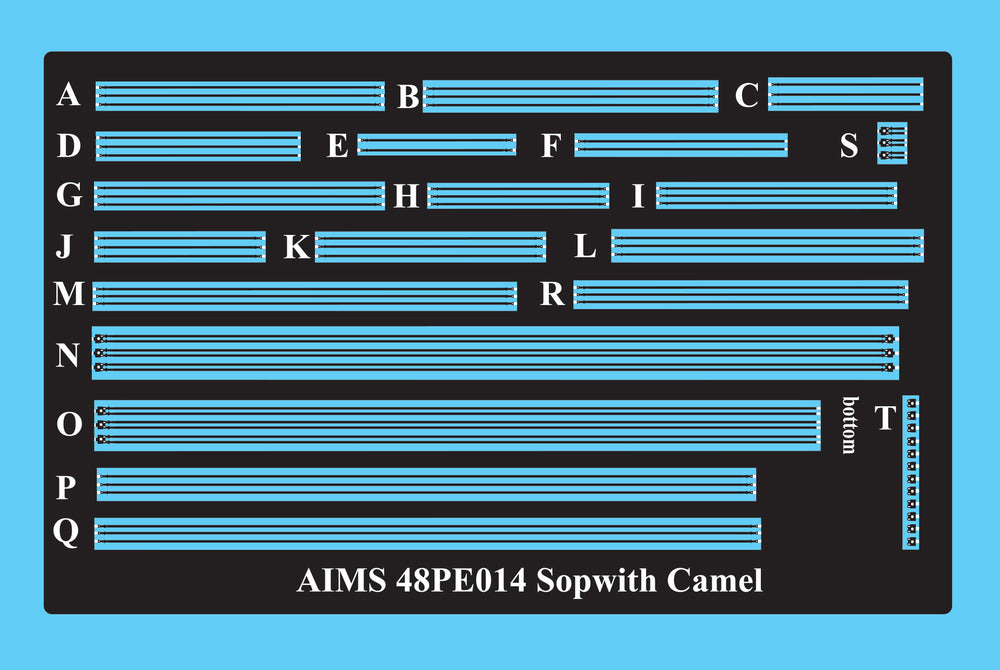 Aims AIMPE48014 1:48 Sopwith Camel F.1 bracing wires