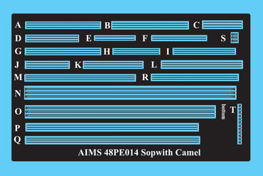 Aims AIMPE48014 1:48 Sopwith Camel F.1 bracing wires