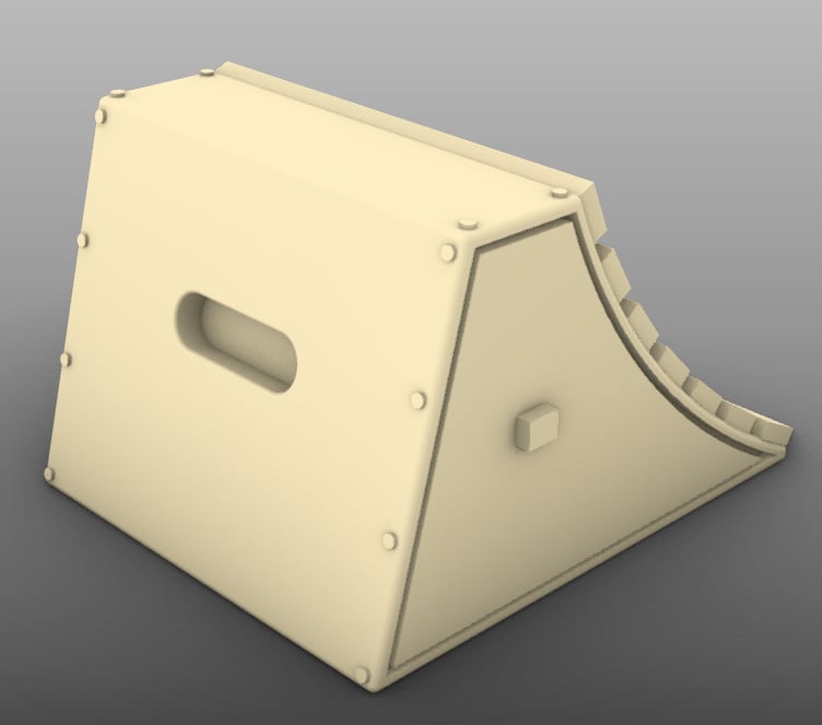 Aims AIMS32P058 1:32 WWII / Post War Royal Navy Aircraft Carrier wheel Chocks
