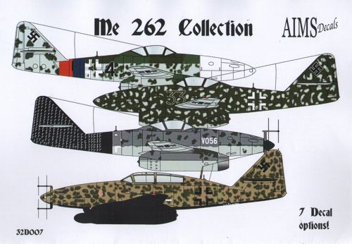 Aims AIMS32D007 1:32 Messerschmitt Me-262A/B Collection