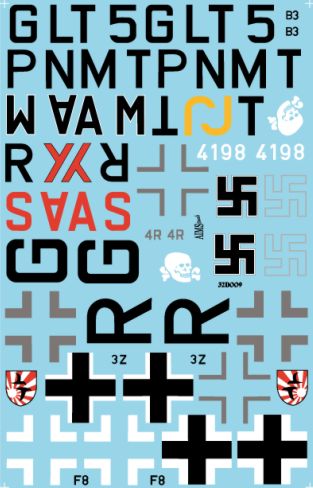 Aims AIMS32D009 1:32 Junkers Ju-88A-4 Ju-88D-1 T5+GL of 3