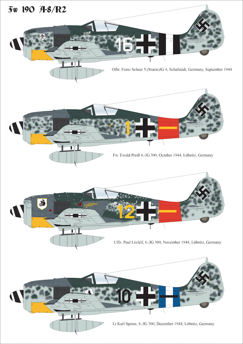 Aims AIMS32D017 1:32 Focke-Wulf Fw-190A-8/R2 White 16