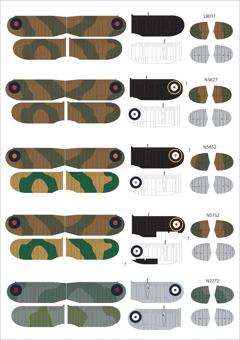 Aims AIMS32D018 1:32 Gloster Gladiator Mk.I/Mk.II/Sea Gladiator decals