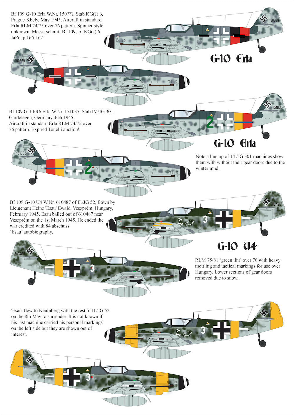 Aims AIMS32D026 Late War Messerschmitt Bf-109's Vol.2 1:32