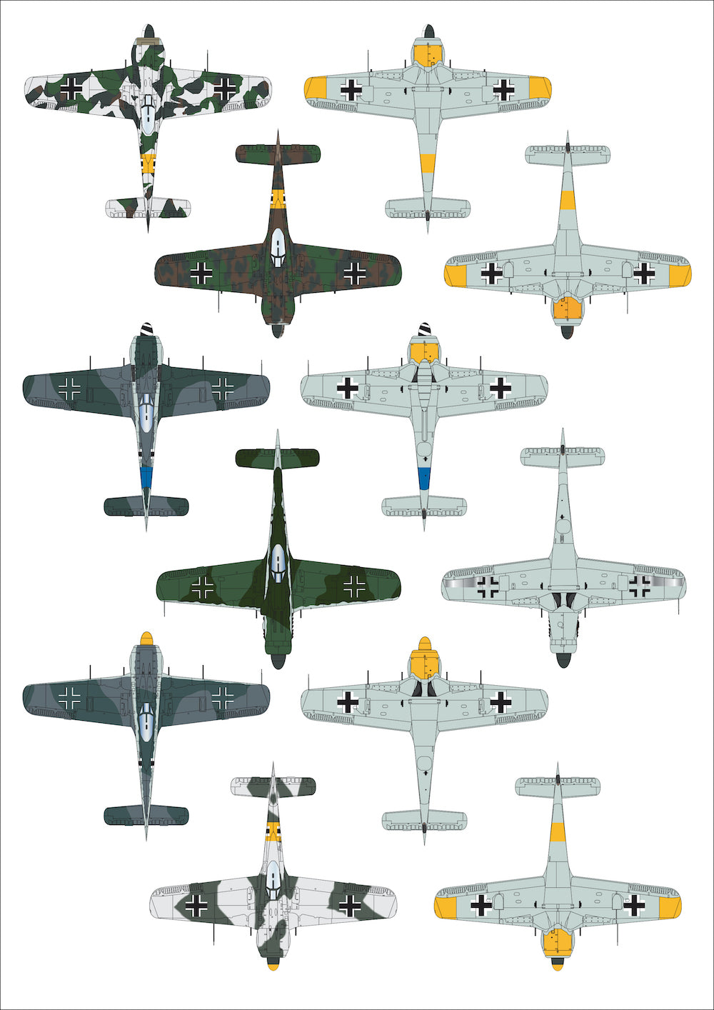 Aims AIMS32D027 1:32 JG 54 Messerschmitt Bf-109F-2 of the II