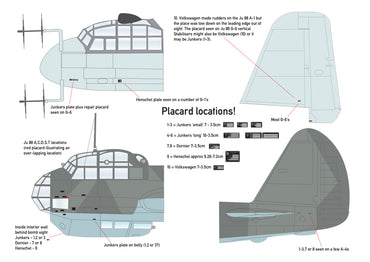 Aims AIMS32D028 1:32 Junkers Ju-88 External Placards