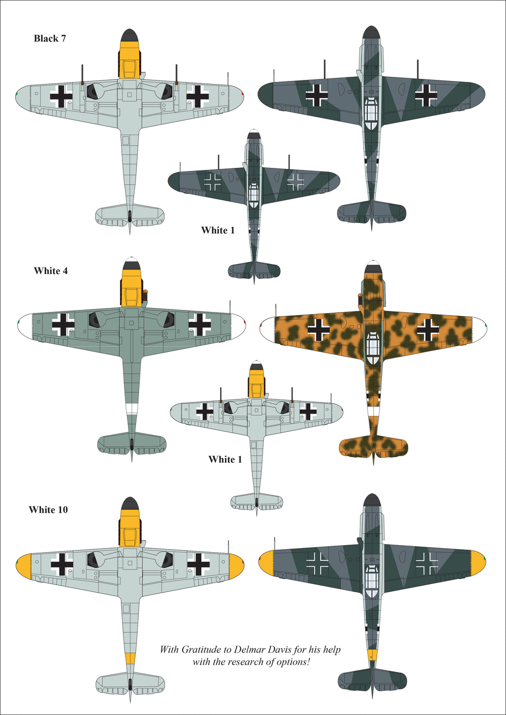 Aims AIMS32D030 1:32 Messerschmitt Bf-109G-4