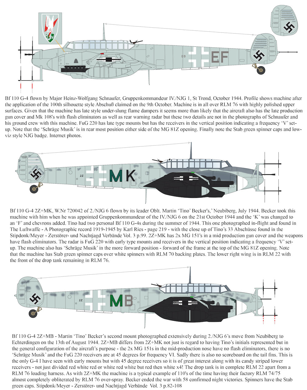 Aims AIMS32D037 1:32 Messerschmitt Bf-110G-4 to be used with Aims conversions