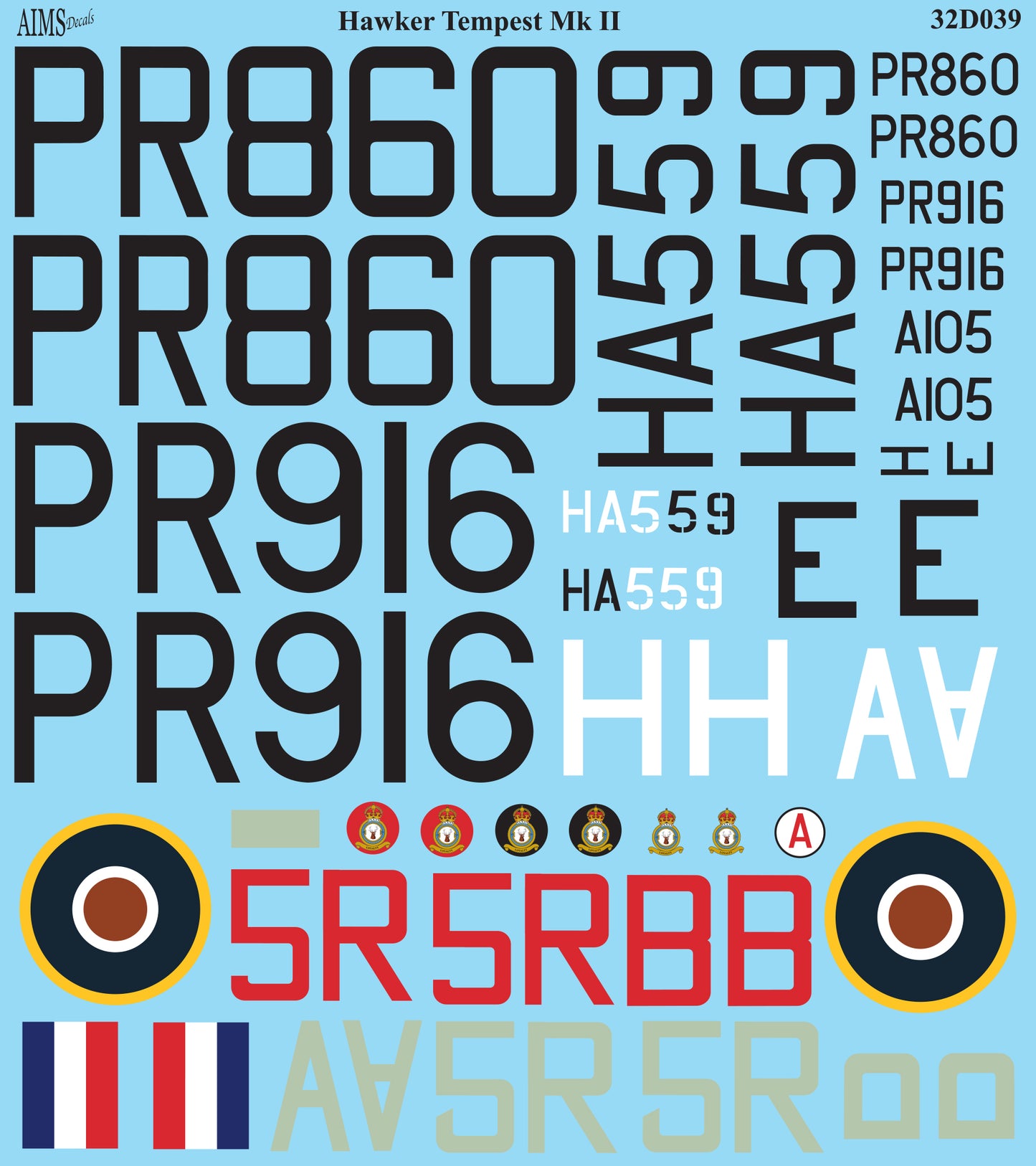 Aims AIMS32D039 1:32 Hawker Tempest Mk.II/F2
