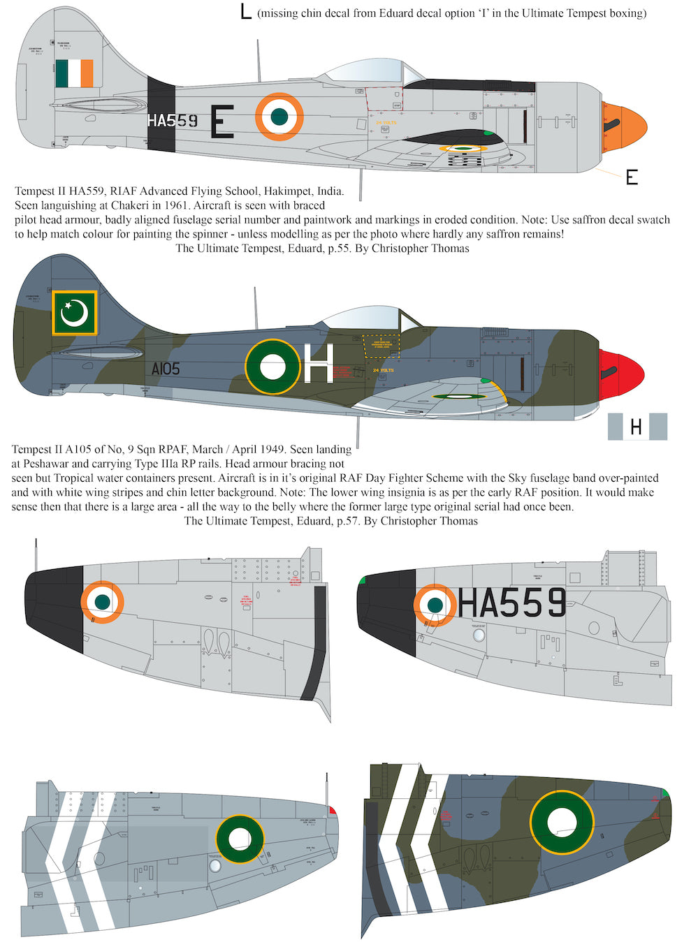 Aims AIMS32D039 1:32 Hawker Tempest Mk.II/F2