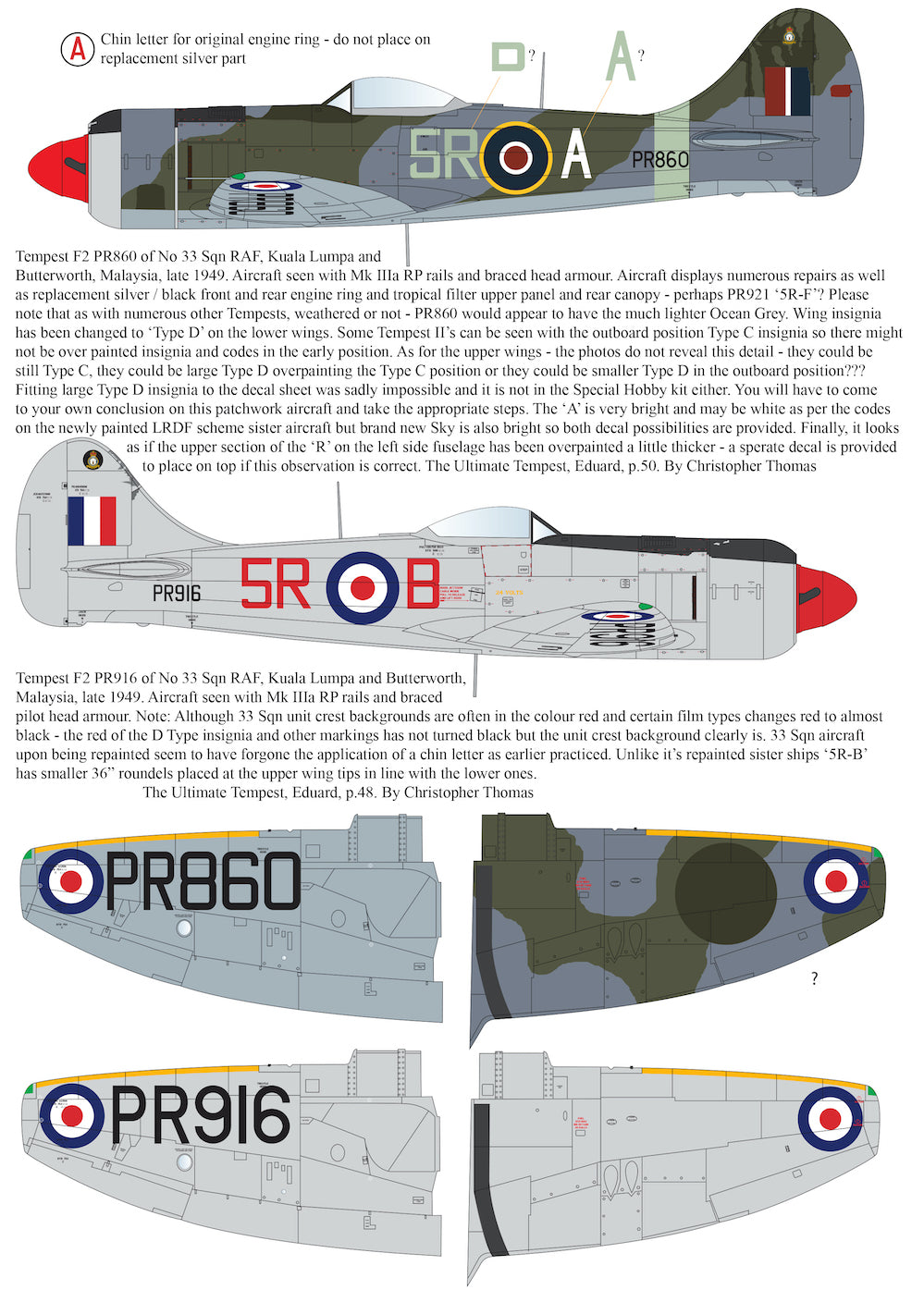 Aims AIMS32D039 1:32 Hawker Tempest Mk.II/F2
