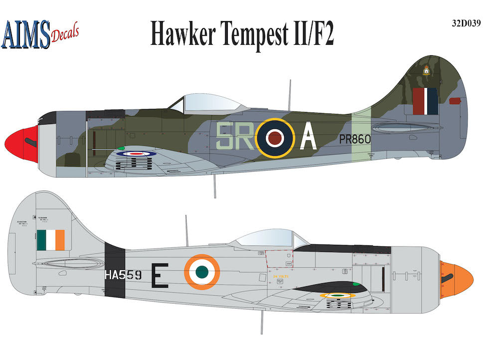 Aims AIMS32D039 1:32 Hawker Tempest Mk.II/F2
