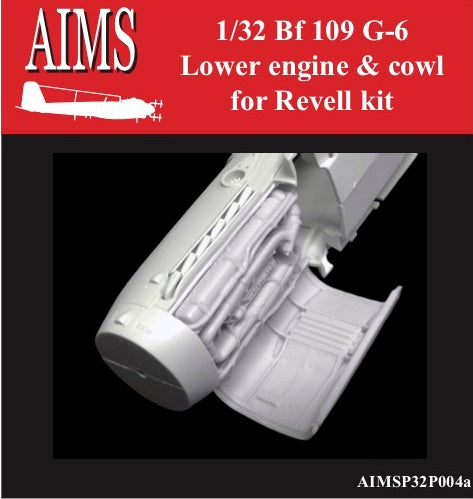 Aims AIMS32P004A 1:32 Messerschmitt Bf-109G-6 lower engine plug and cowl