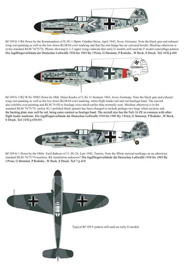 Aims AIMS32P010 1:32 Messerschmitt Bf-109G-1 conversion
