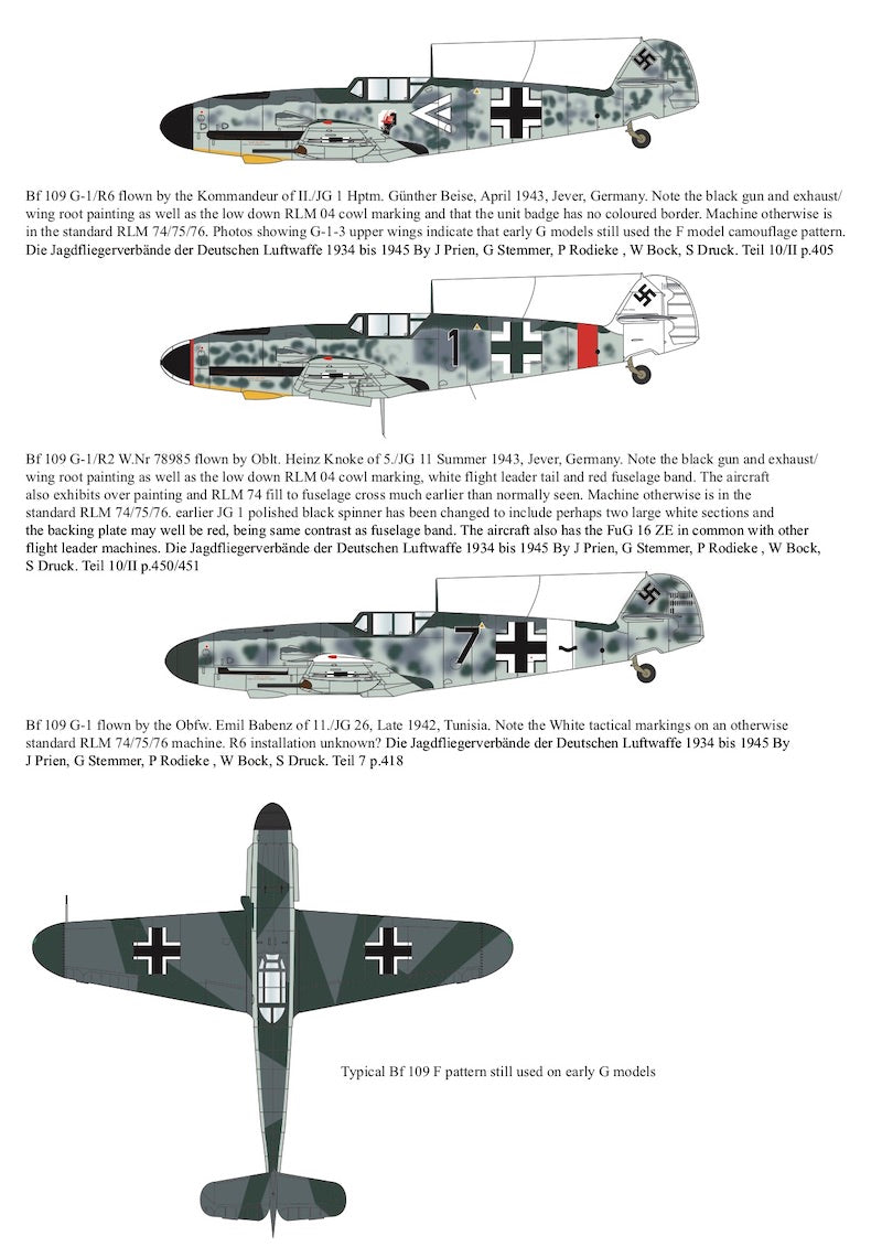 Aims AIMS32P011 1:32 Messerschmitt Bf-109G-1 conversion
