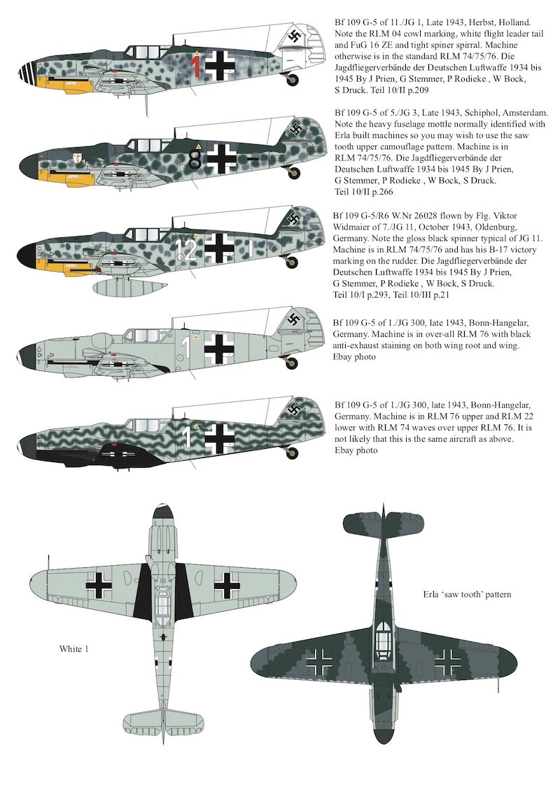 Aims AIMS32P014 1:32 Messerschmitt Bf-109G-5 conversion