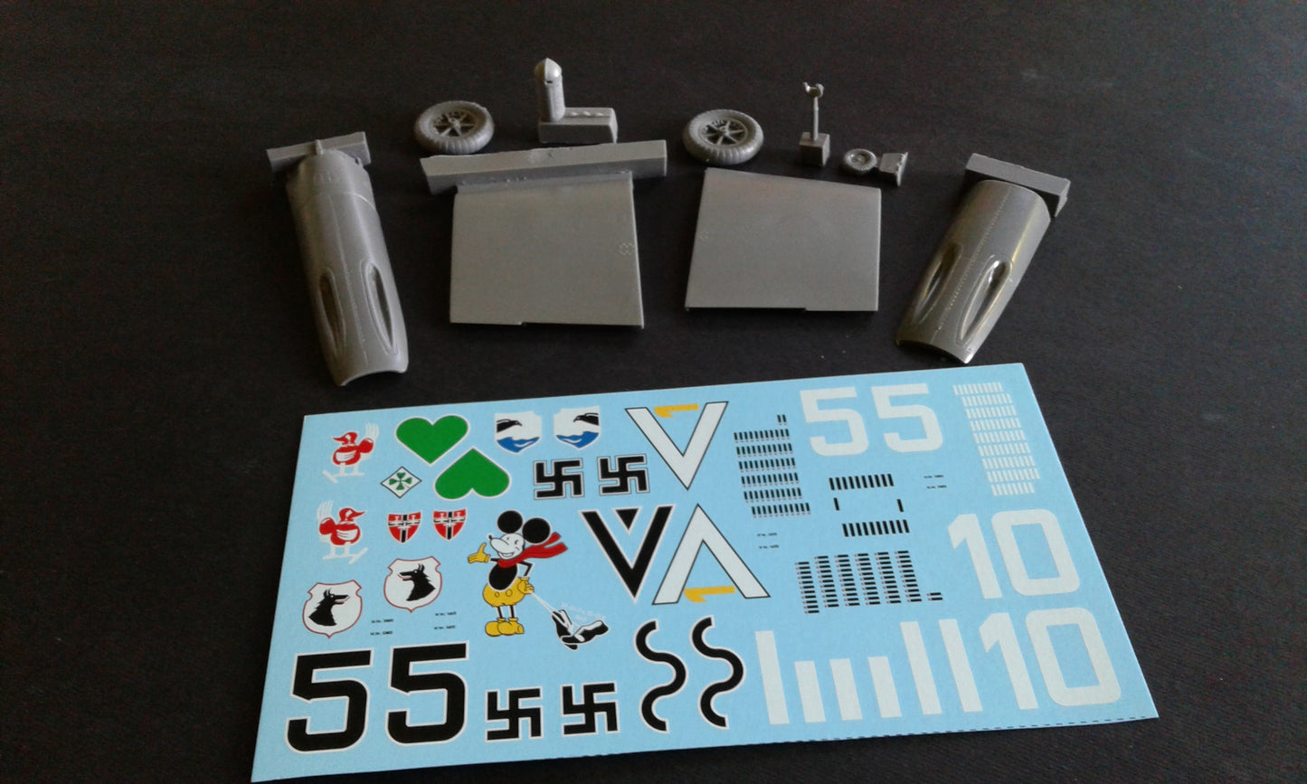 Aims AIMS32P015 1:32 Messerschmitt Bf-109G-2 conversion