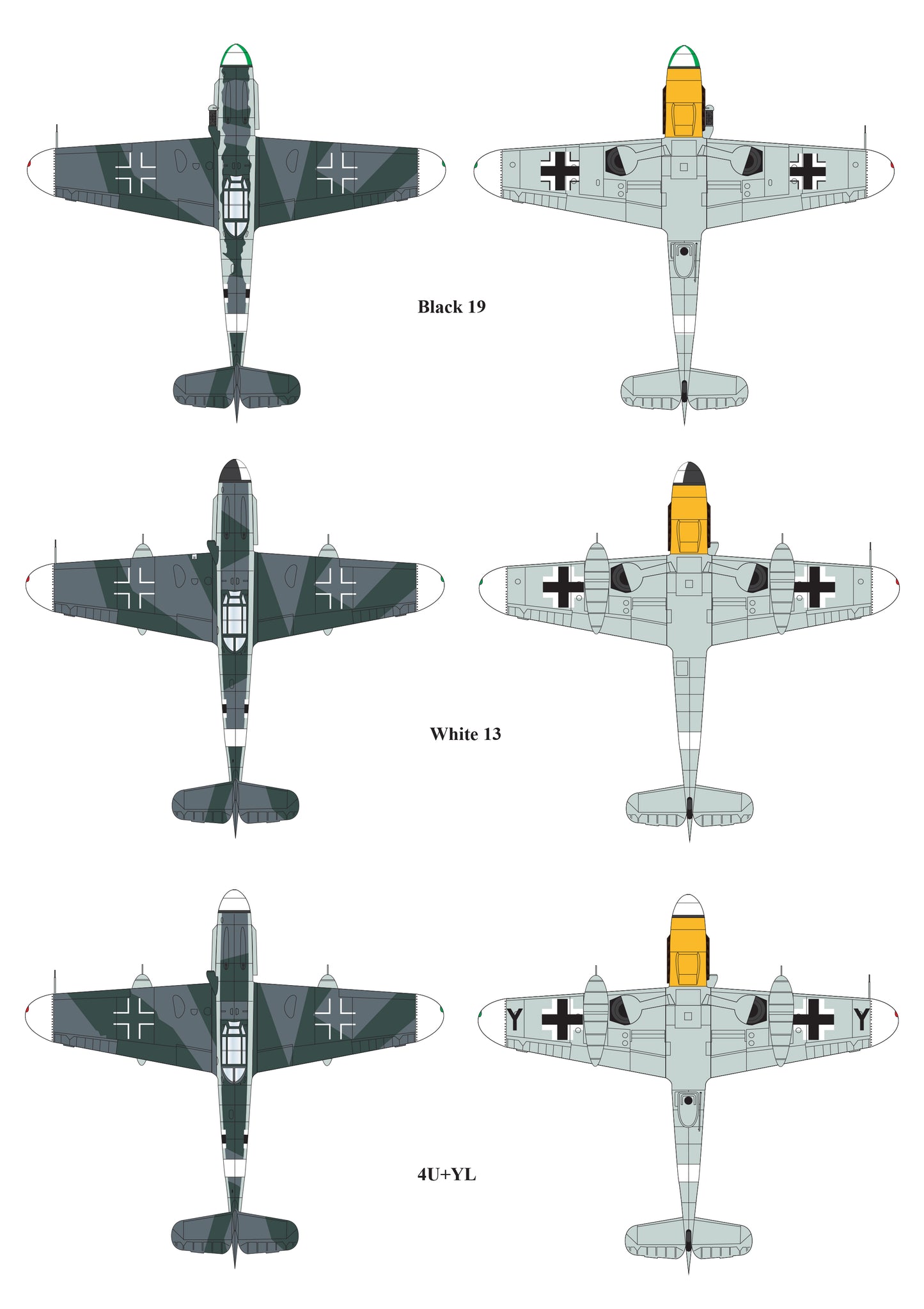 Aims AIMS32P017 1:32 Messerschmitt Bf-109G-4/R3 conversion