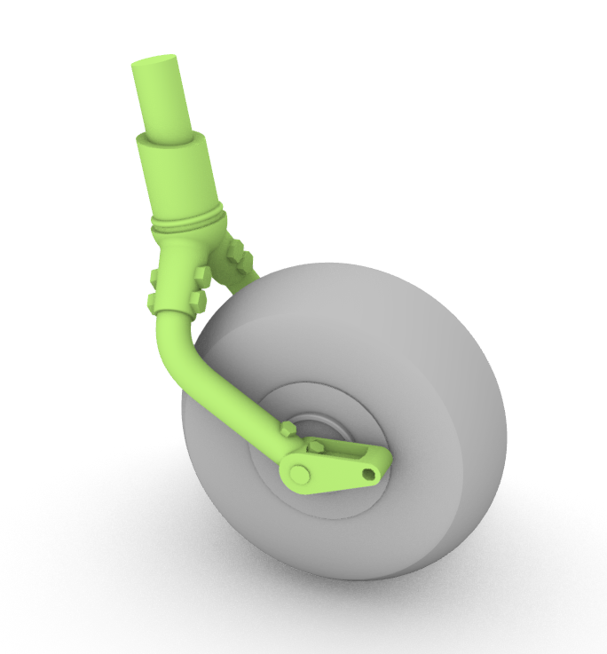 Aims AIMS32P050 1:32 Hawker Hurricane early tail wheel fork