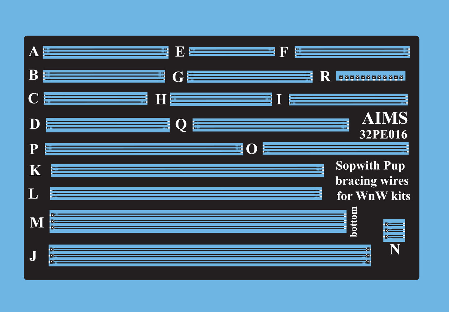 Aims AIMS32PE16 1:32 Sopwith Pup bracing wires