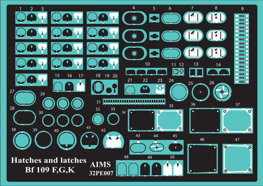 Aims AIMS32PE07 Bf-109G-6/G-10 Erla Gear Bay Update 1:32
