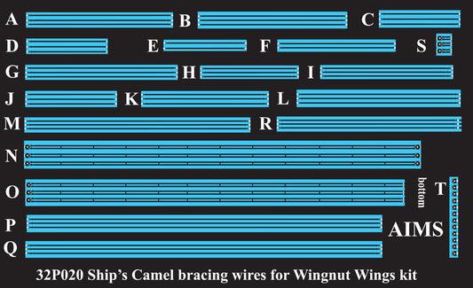 Aims AIMS32PE20 1:32 Sopwith 2F.1 Camel 'Ships Camel' bracing wires