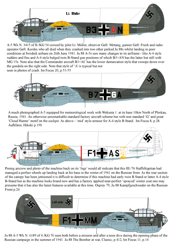 Aims AIMS48D017 1:48 Junkers Ju-88A-5