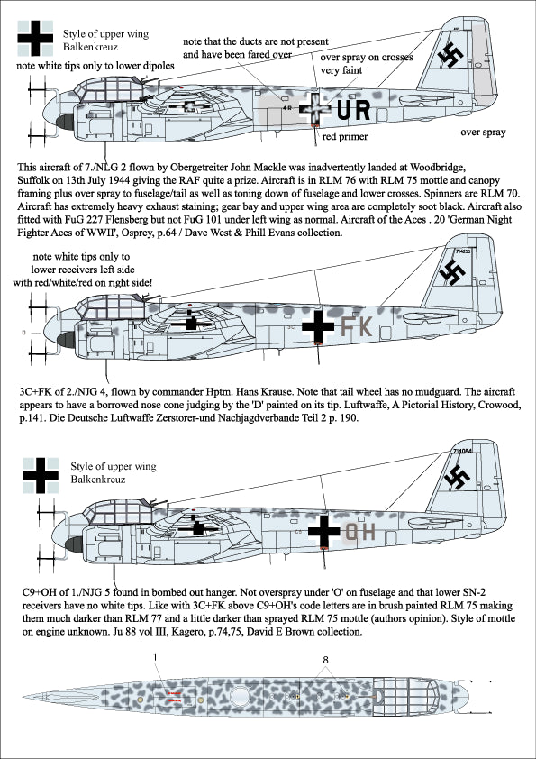 Aims AIMS48D018 1:48 Junkers Ju-88G-1 Collection