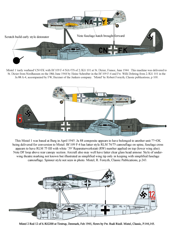 Aims AIMS48D019 1:48 Mistel 1 2 3 1