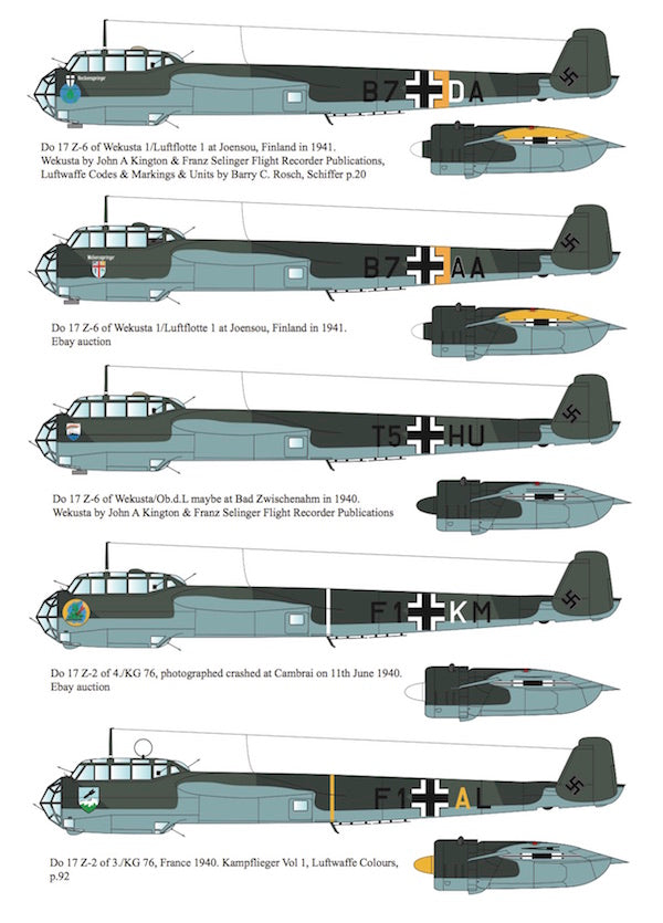 Aims AIMS48D020 1:48 Dornier Do-17Z-2/Do-17Z-6