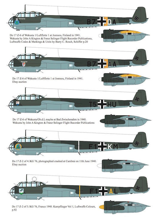 Aims AIMS48D020 1:48 Dornier Do-17Z-2/Do-17Z-6