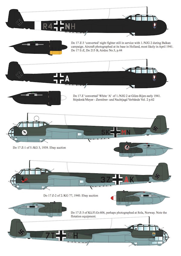 Aims AIMS48D020 1:48 Dornier Do-17Z-2/Do-17Z-6