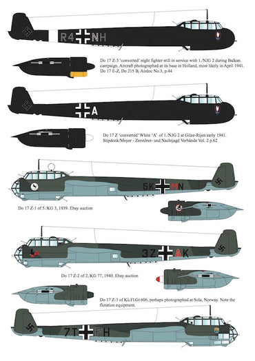 Aims AIMS48D020 1:48 Dornier Do-17Z-2/Do-17Z-6