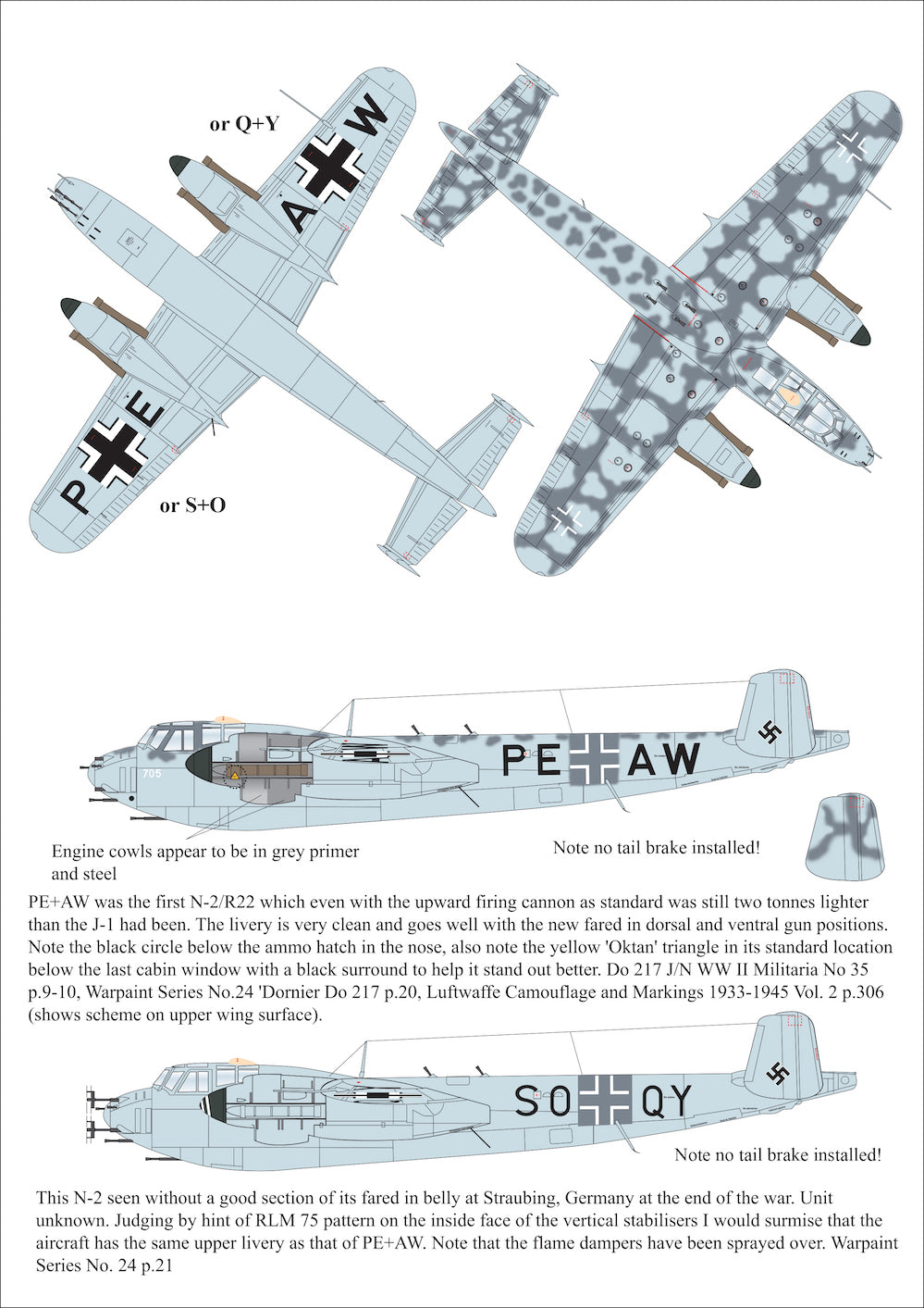 Aims AIMS48D033 1:48 Dornier Do-217N-2/R22