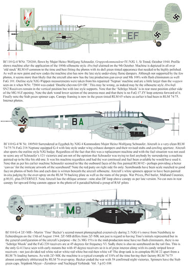 Aims AIMS48D041 1:48 Messerschmitt Bf-110G-4 Collection