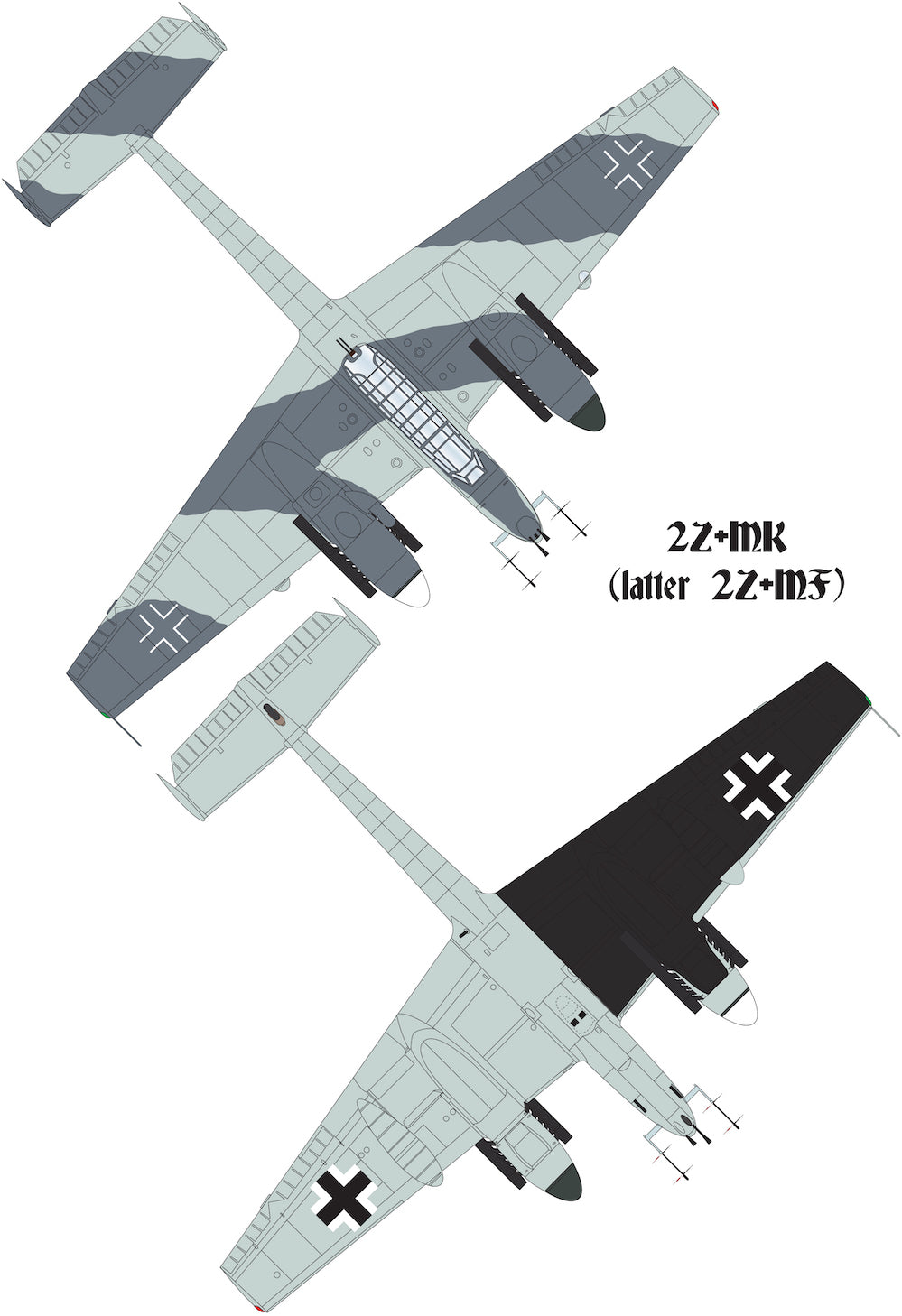 Aims AIMS48D041 1:48 Messerschmitt Bf-110G-4 Collection
