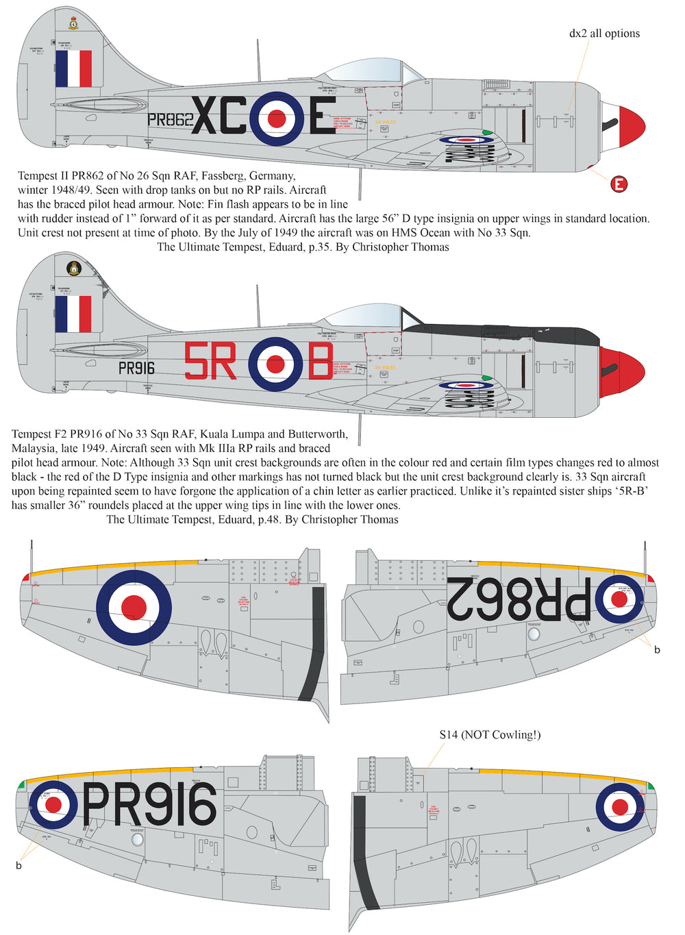 Aims AIMS48D044 1:48 Hawker Tempest Mk.II