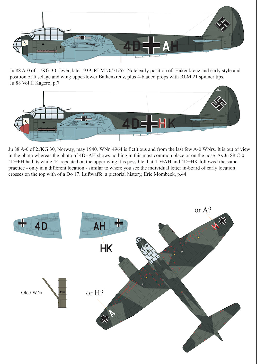 Aims AIMS48P039 1:48 Junkers Ju-88A-0 conversion