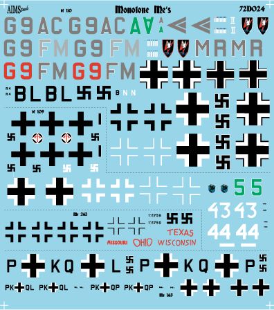 Aims AIMS72D024 1:72 G9+FM