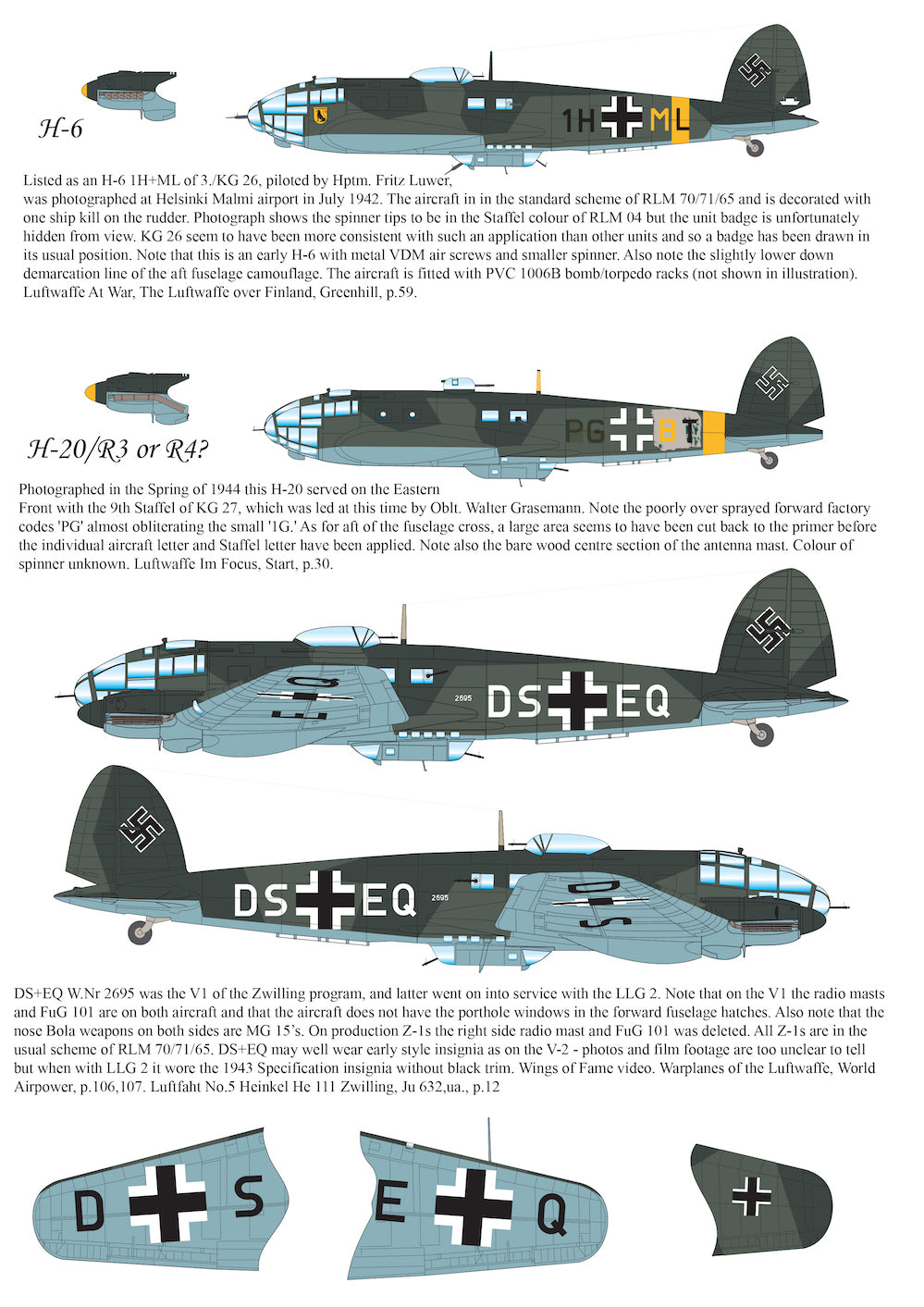 Aims AIMS72D007 1:72 Heinkel He-111 Collection Part 2.