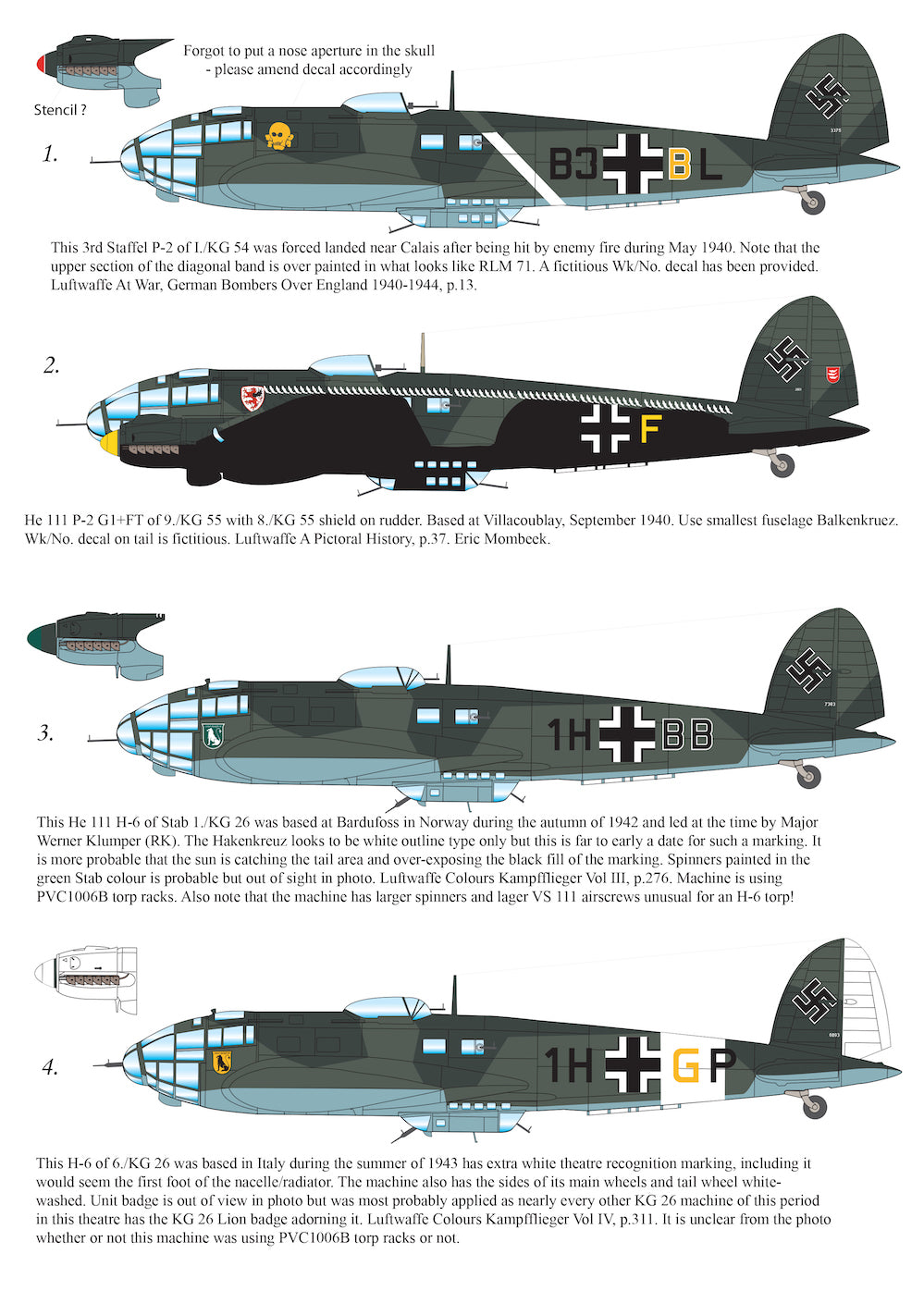 Aims AIMS72D010 1:72 Heinkel He-111 collection Part 3.