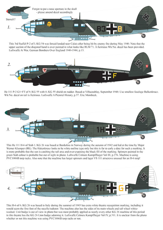 Aims AIMS72D010 1:72 Heinkel He-111 collection Part 3.