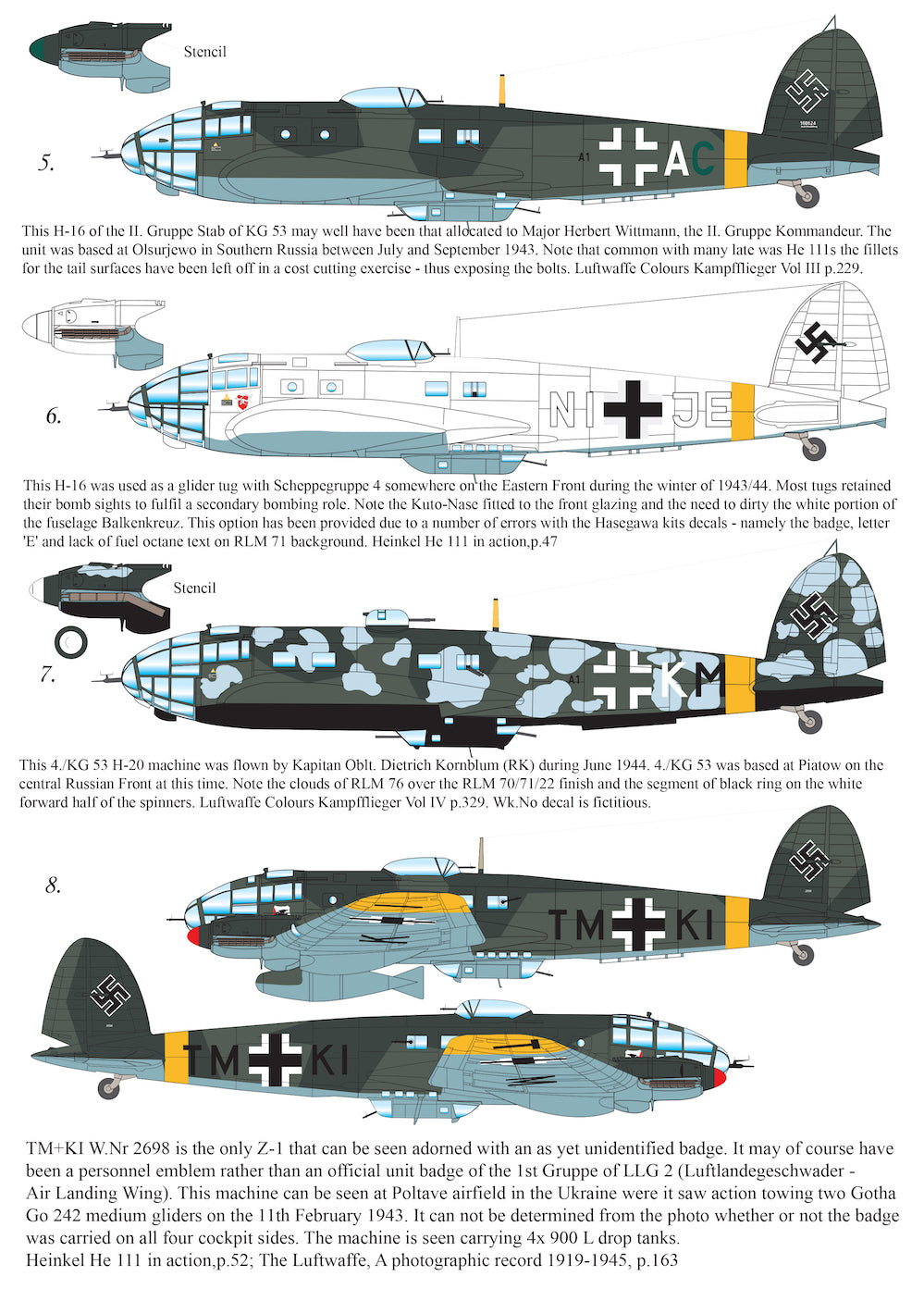Aims AIMS72D010 1:72 Heinkel He-111 collection Part 3.