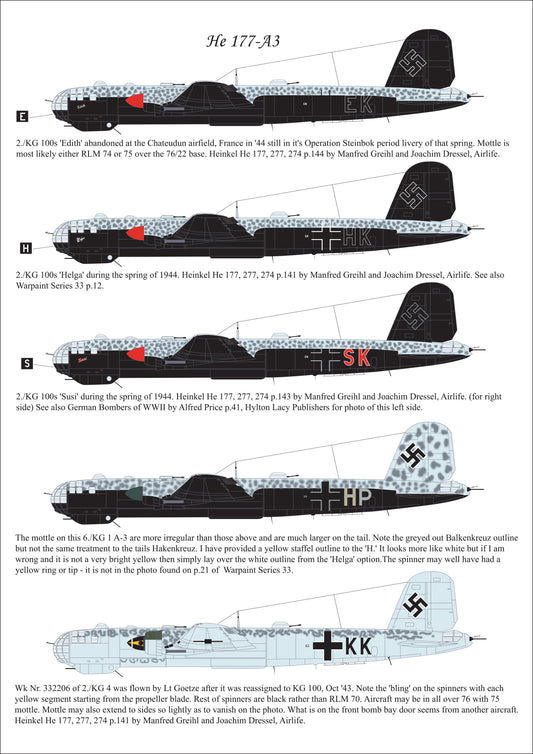 Aims AIMS72D031 1:72 Heinkel He-177A-3 [He-177A-5]