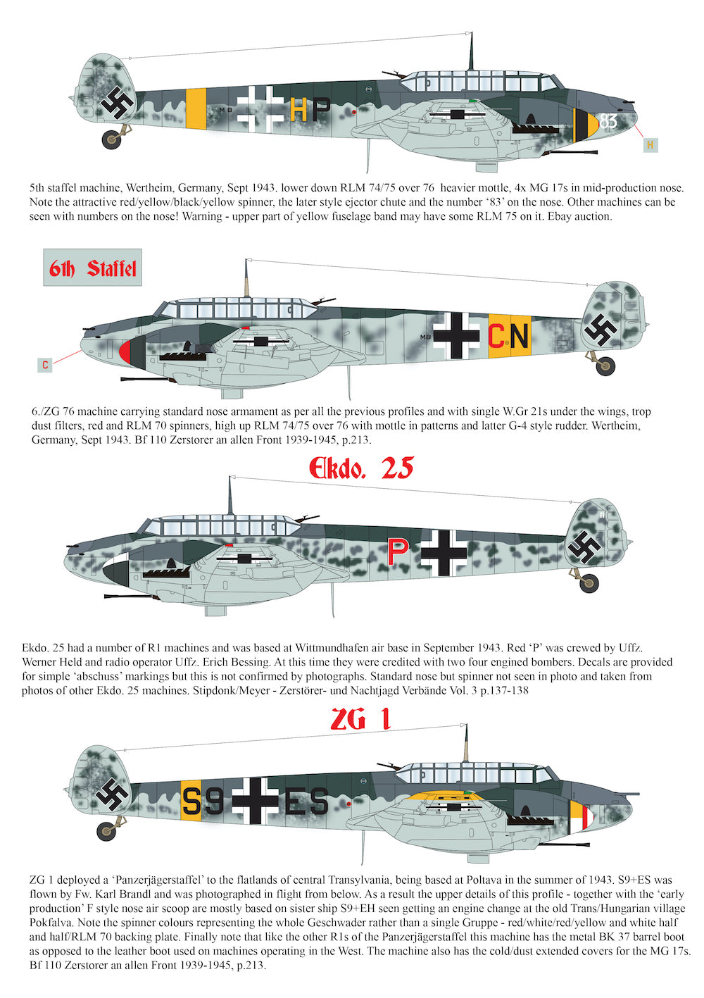 Aims AIMS72D035 1:72 Messerschmitt Bf-11G-2/R1