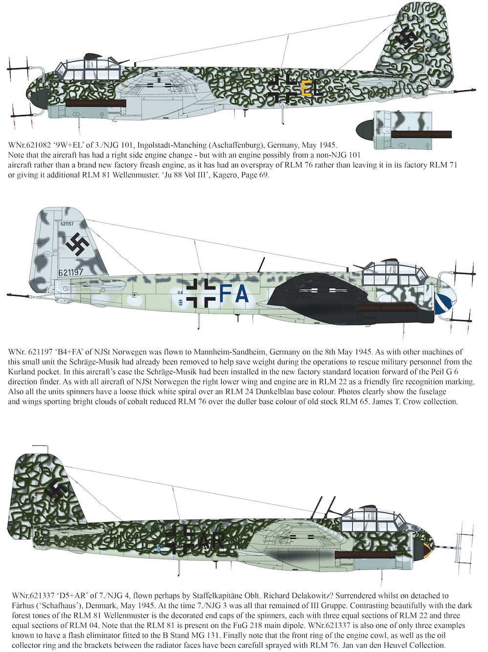 Aims AIMS72D040 1:72 Junkers Ju-88G-6 collection